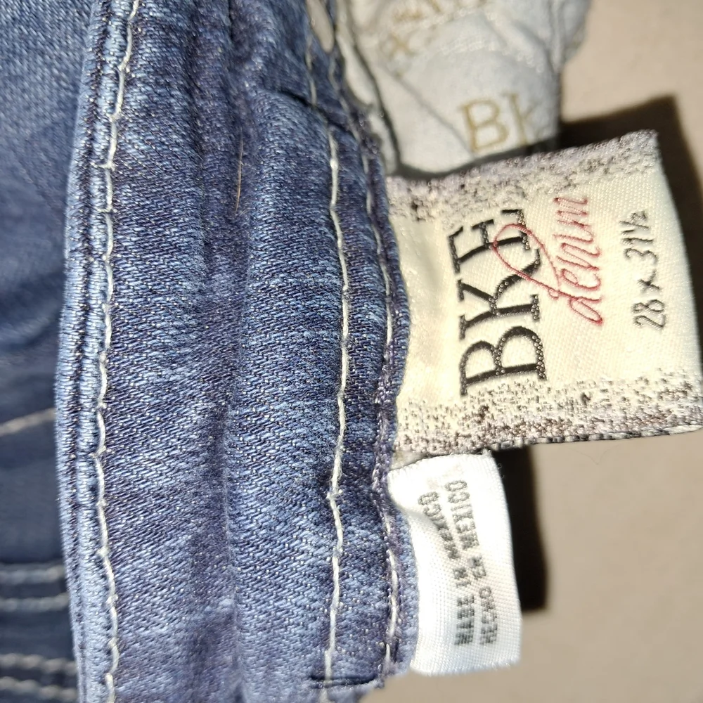 BKE Denim Wendi Boot Dark Blue Jeans Size 28R - Picture 6 of 12